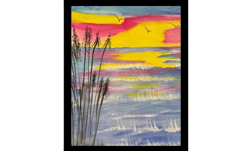 Spectacular Sunset painting